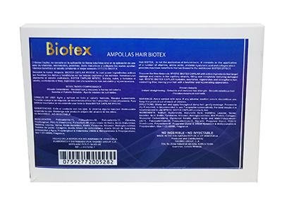 Mystic Biotex Ampoule (Pack 24 x 10 cc ) Anti-Frizz, Restores and Repairs Damaged Hair